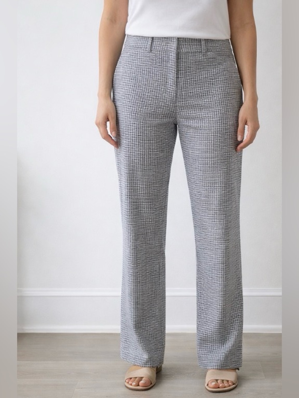 Old Navy Plaid Pixie High Rise Pants Size 8